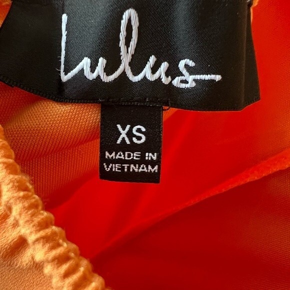 Lulus Heart Abloom Orange Floral Print Tie-Back Wide-Leg Sleeveless Jumpsuit XS - Picture 5 of 12